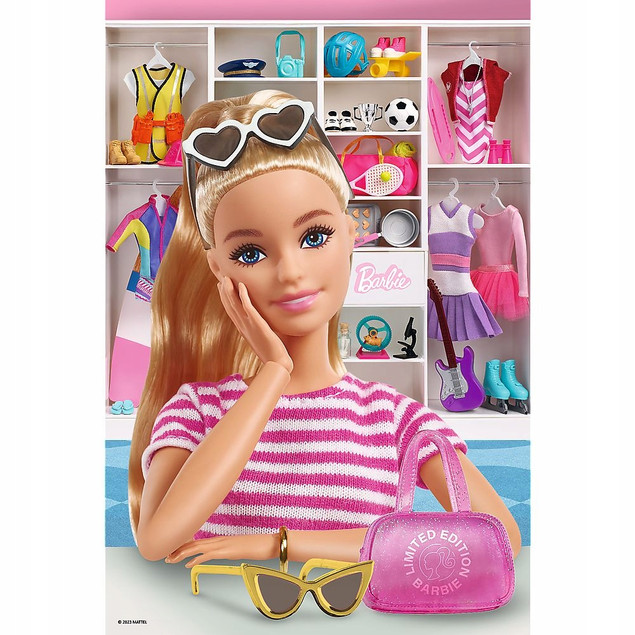 Puzzle 100 Poznaj Barbie – Trefl