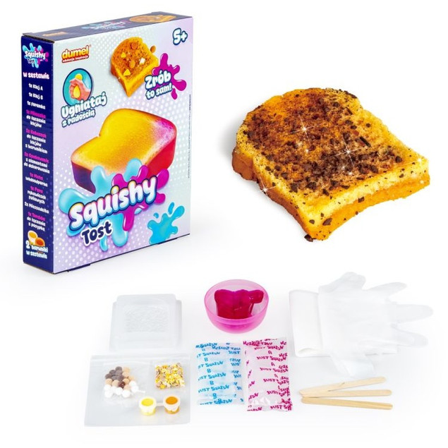 Dumel Squishy Tost Zestaw masy plastycznej 5+