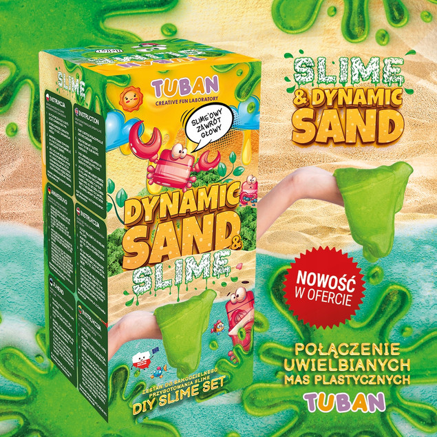 Zestaw SlimeDynamic Sand TUBAN