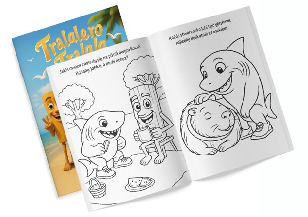 Kolorowanka Tralalero Tralala i przyjaciele...