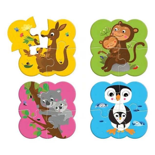 Gra puzzle ZWIERZĘTA 00405 GRANNA