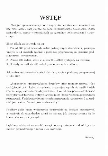 Zadania maturalne na dowodzenie z matematyki Poziom podstawowy i rozszerzony Anna Toruńska, Tomasz Masłowski w środku