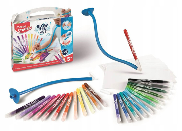 Flamastry dmuchane Blow Pen 24 kolory | Maped