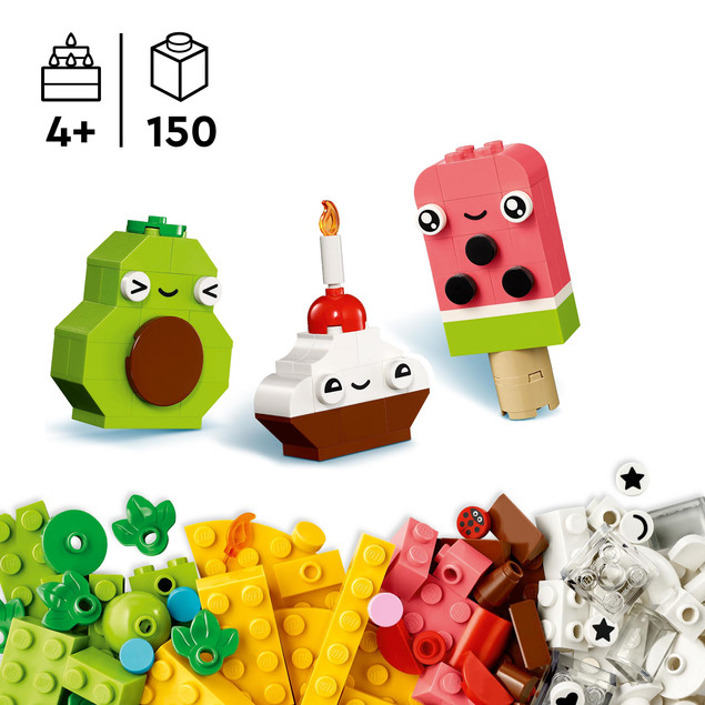 LEGO Classic 11039 Kreatywne Smakołyki – Zestaw Konstrukcyjny Jedzenie dla Dzieci (4+)