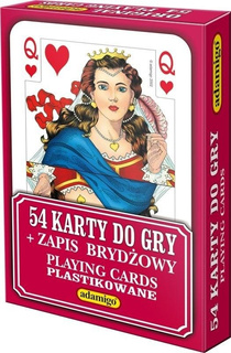 KARTY Do Gry 54 Elementy 3+ Adamigo