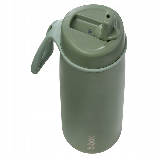 B.Box Butelka Termiczna ze Składanym Ustnikiem 690 ml Olive | Bidon Termos Stal Nierdzewna