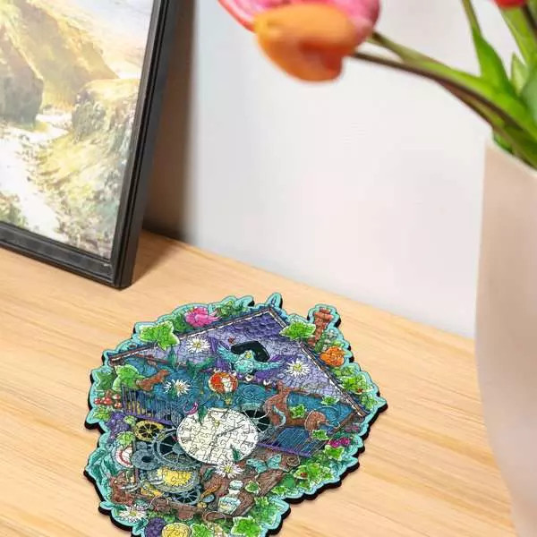 Puzzle Ravensburger Zegar z kukułką drewniane 300 elementów