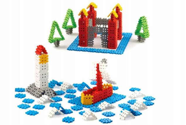 Klocki Mini Waffle 140 Elementów 2+ Marionex