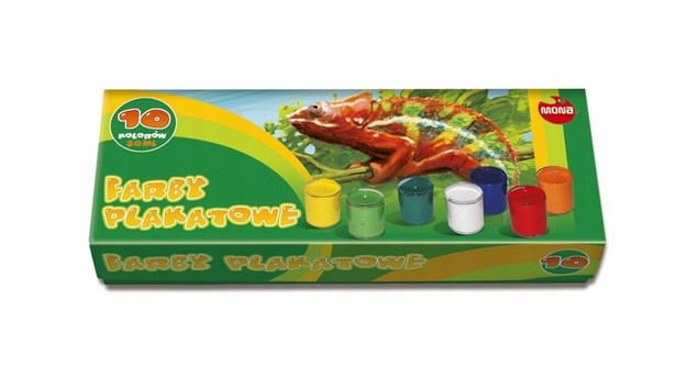 MONA-FARBY PLAKATOWE 20ML. 10KOL. 0104