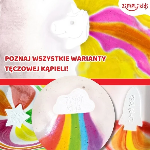 Zabawka do kąpieli dla dzieci Gwiazdka Zmieniająca Kolor Wody Bombz Zimpli_3
