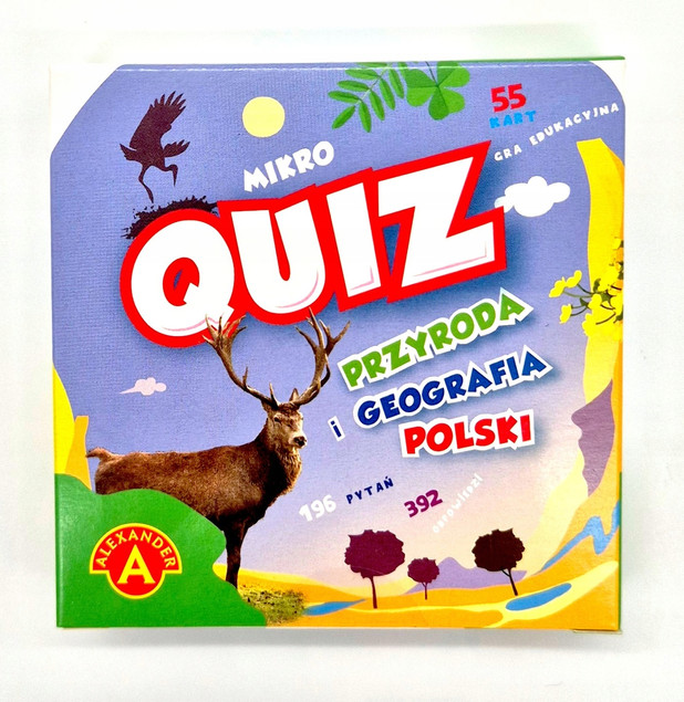 Gra planszowa Mikro Quiz Przyroda i geografia Polski Alexander