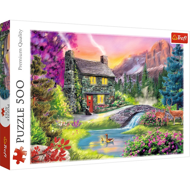 Puzzle Trefl 500 elementów Górska sielanka