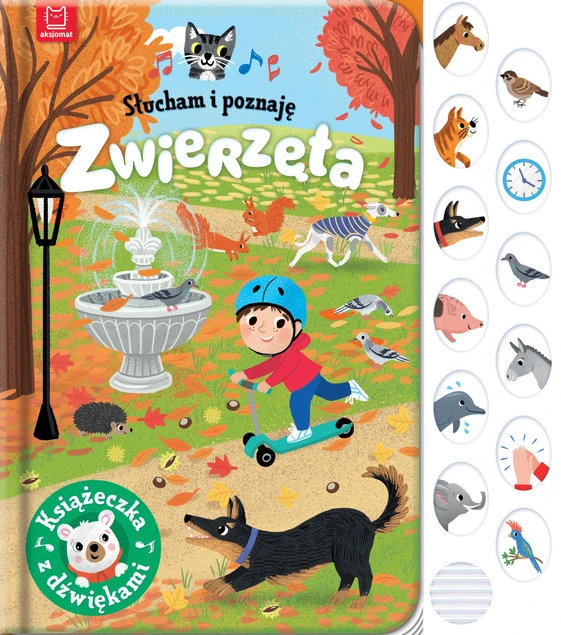 Słucham i poznaję. Zwierzęta. Książeczka z dźwiękami Grażyna Wasilewicz_1