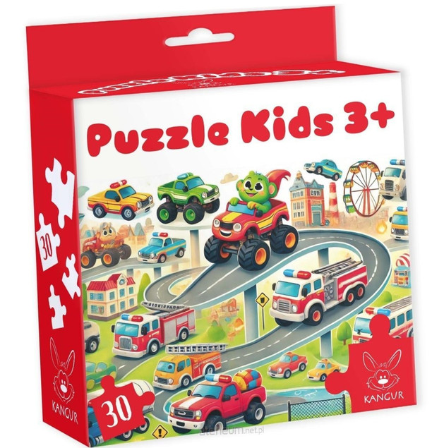 Puzzle 30 Kids Auta 3+