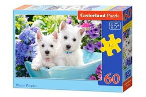 Puzzle 60 Westie Puppies CASTOR