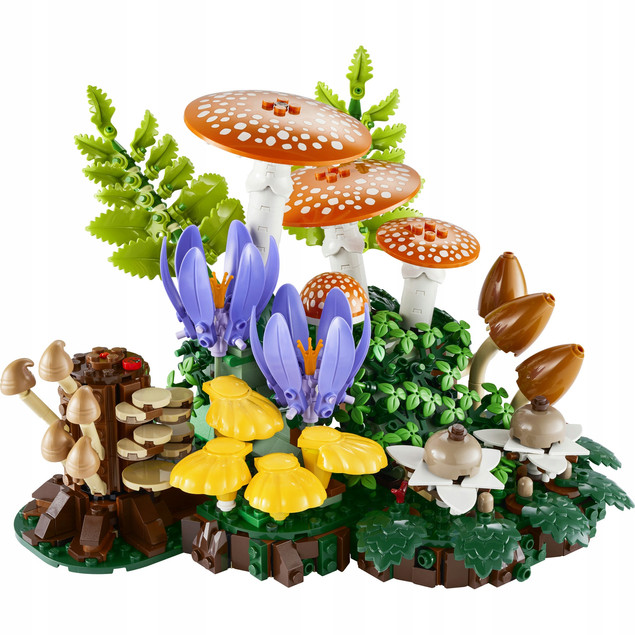 LEGO Botanicals 11505 Grzyby Leśne Zestaw dla Dorosłych | Model Kolekcjonerski