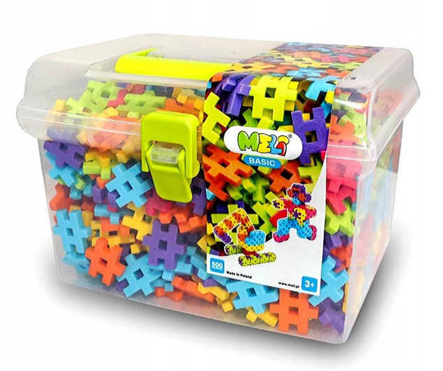 Meli Basic - klocki konstrukcyjne Travel Box 500 elementów (3+)