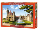 Puzzle 1500 Układanka Widok ZAMEK Moszna Ogród Park 9+ Castor