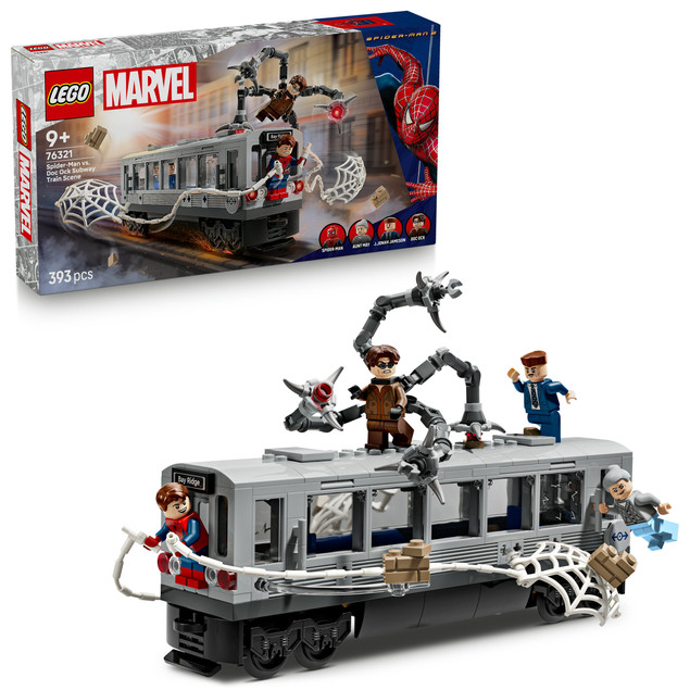 LEGO Marvel Super Heroes 76321 Spider-Man kontra Doc Ock: Scena w Metrze