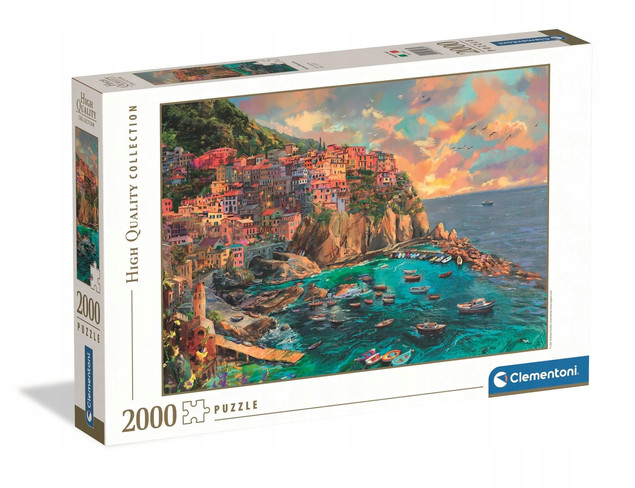 Puzzle 2000 el. Clementoni HQ Painted Manarola Włochy