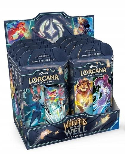 Disney Lorcana TCG Whispers in the Well Starter Decks Display (8) English