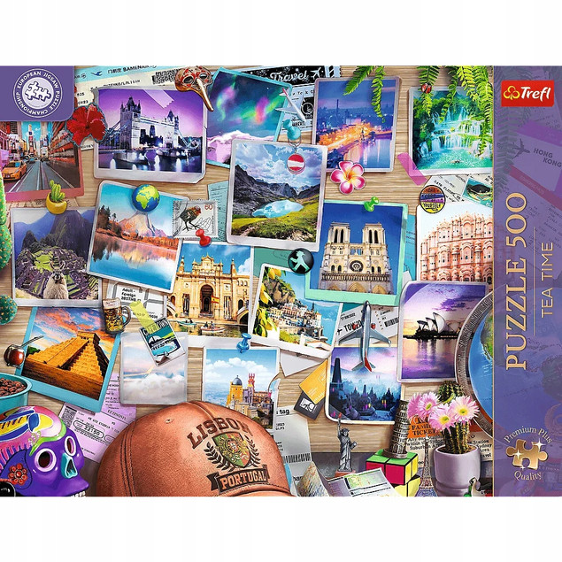 Puzzle Trefl 500 elementów Mistrzostwa Europy Tea Time Premium Quality Kolekcjonerskie
