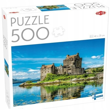 Puzzle Tactic 500 elementów – Malownicze Dornie, Szkocja