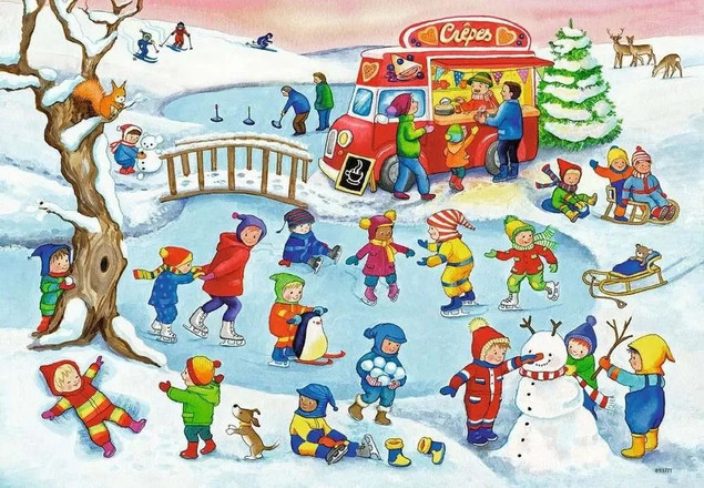 Puzzle Ravensburger 24 elementy papierowe 4+ 2x24