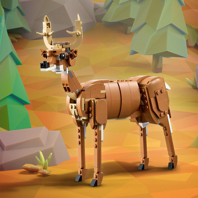LEGO Creator 3 w 1 31166 Piękny Koń | Zestaw Zwierząt Ruchome Figurki