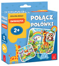 Puzzle Kangur Połącz Połówki Zwierzątka