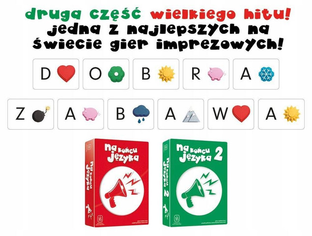 Na Końcu Języka 2 Towarzyska Gra Karciana Imprezowa 10+ Nasza Księgarnia