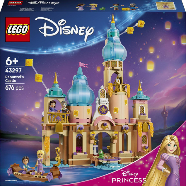 LEGO Disney Princess 43297 Zamek Roszpunki - 676 el., wieża 37 cm