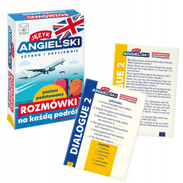 Język Angielski. Rozmówki na Podróż - Poziom Podstawowy (Kangur)