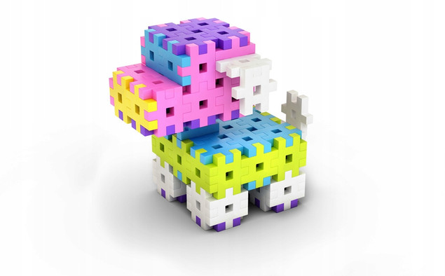 Meli Basic Pink - klocki konstrukcyjne 600 elementów (3+)