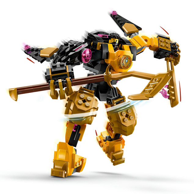 LEGO NINJAGO 71839 Arin i Robot Bojowy Spinjitzu – Modułowy Mech Ninja