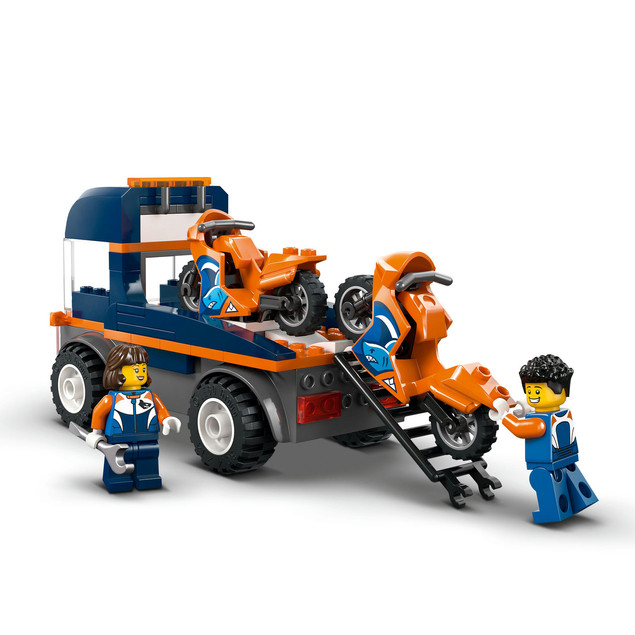 LEGO City 60491 Laweta z Motocyklami Ciężarówka Transporter 4+