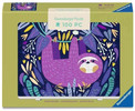 Ravensburger, Puzzle Mini 100: Uśmiech fioletowego leniwca