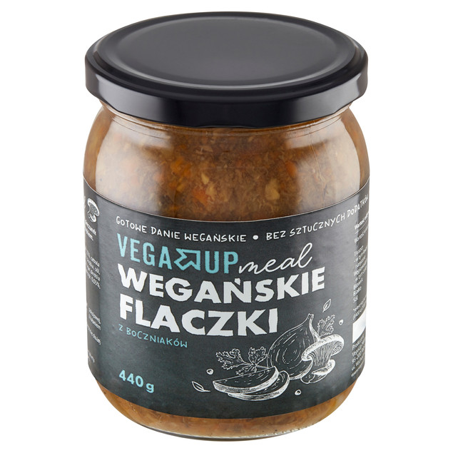 Flaczki Wegańskie z Boczniaków 440g Vega UP