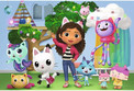 Puzzle 100 koci domek Gabi Trefl