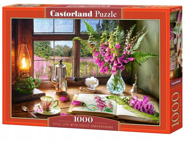 Puzzle 1000 Still Life With Violet Snapdragons Castorland 