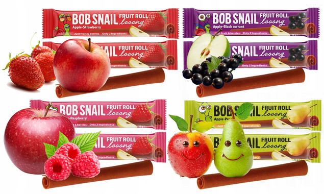 Fruit Roll Looong Mix Smaków – Bob Snail