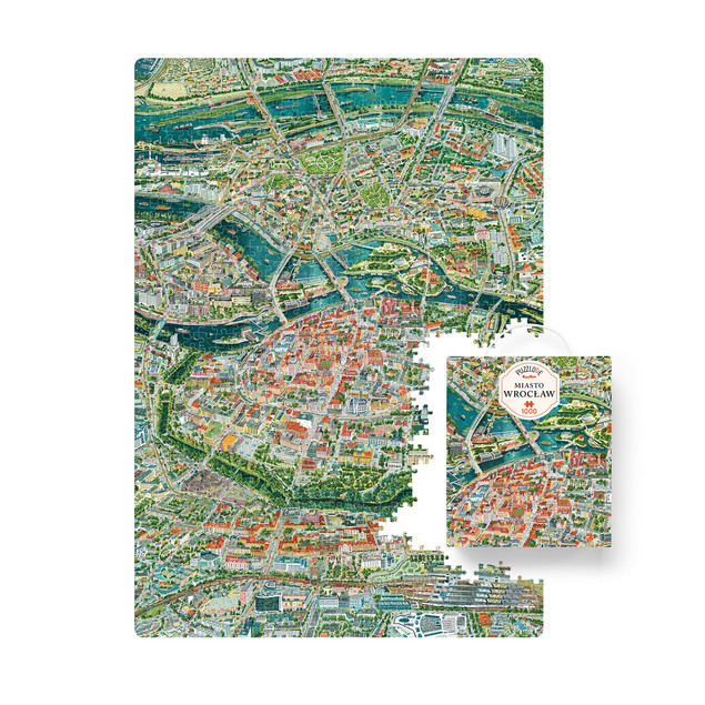 Puzzle 1000 Puzzlove Miasto Wrocław CzuCzu - Układanka Rodzinna
