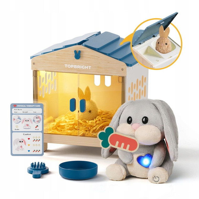 Top Bright Mummy Bunny Interaktywny Królik z Niespodzianką 3L+