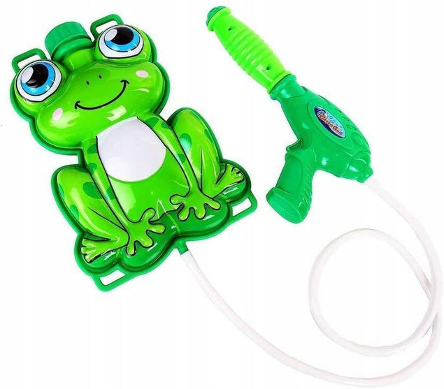 Pistolet na wodę żaba z plecakiem