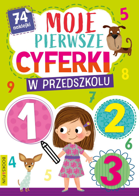 Moje Pierwsze Cyferki W Przedszkolu + Naklejki BooksAndFun