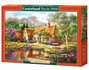 Puzzle 3000 Układanka Obraz Kwiaty OGRÓD Dom Chatka Natura 9+ Castor