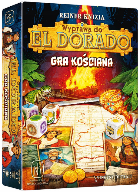 Gra Planszowa Wyprawa do El Dorado – Gra Kościana – Nasza Księgarnia