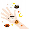 Tatuaże zmywalne Dynie, Pająki, Duchy - Halloween, Godan