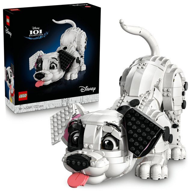 LEGO Disney 43269 Szczeniak z filmu 101 Dalmatyńczyków – model 1722 elementy