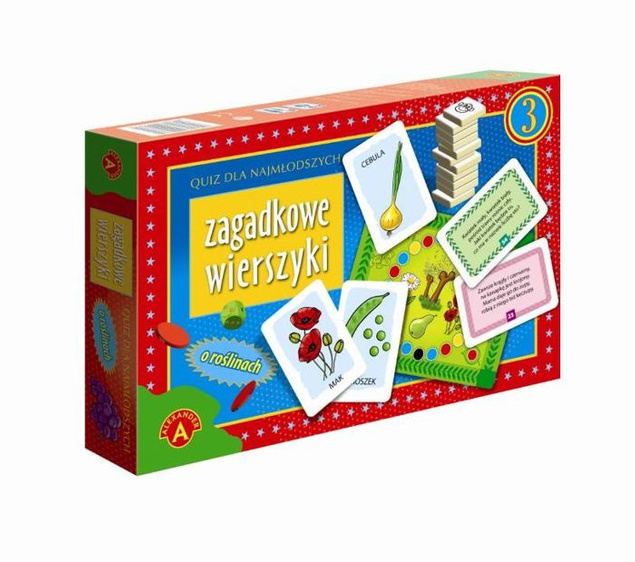 Zabawka Edukacyjna Quiz Zagadkowe Wierszyki - Rośliny
